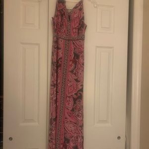 INC paisley maxi dress